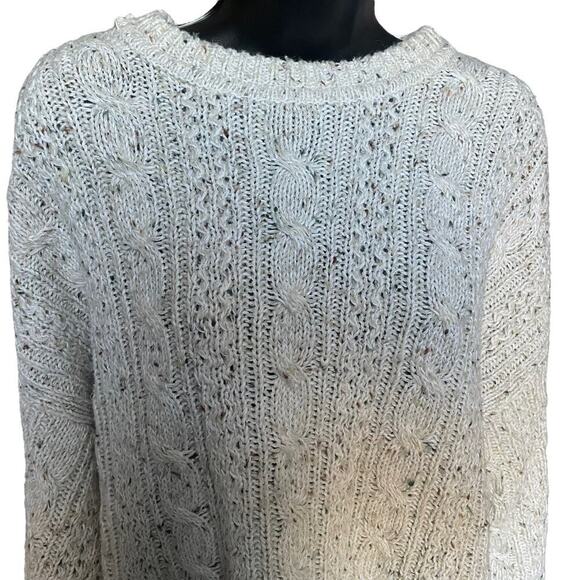 Van Hausen 417 Vintage Wool Blend Chunky Knit Fisherman Sweater Sz XL - Picture 2 of 8